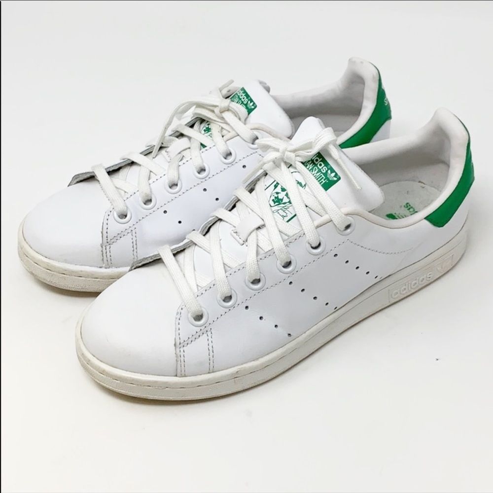Adidas Stan Smith green white sneakers tennis shoe‎ - Picture 2 of 8